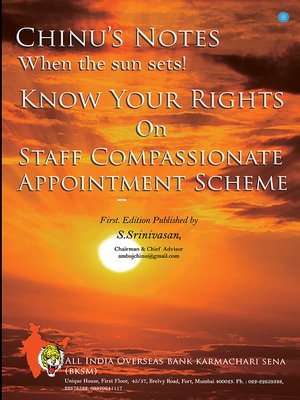 cover image of KNOW YOUR RIGHTS on Staff Compassionate Appointment Scheme